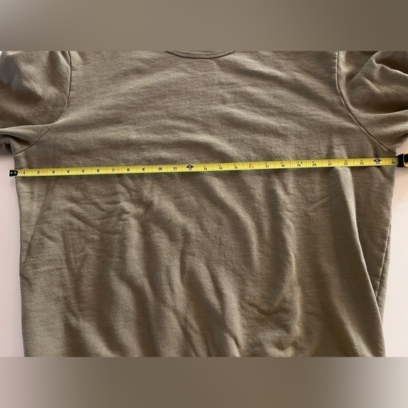 Outerknown army green long slv sweatshirt mens sz XXL casual gorpcore athleisure - Picture 7 of 11